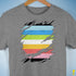 Queer Pride Flag Ripped Reveal Premium Unisex T-Shirt